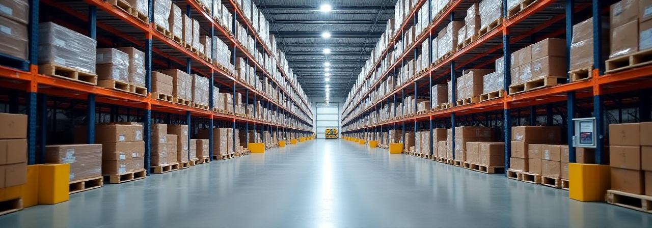 Modern logistics hub operations
